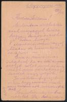 1916 Tábori posta levelezőlap "K.u.k. Marschbrigade" + "K.u.K. ETAPPENPOSTAMT 272&quo...