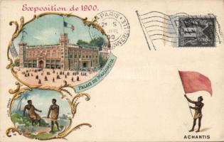 Paris Expo 1900 Mareorama Palace litho