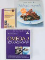 3 db diétás szakácskönyv: Dr. Daryl M. Baker: Stroke-prevenció, Paul Gayler: Szívbarát receptek, Mic...