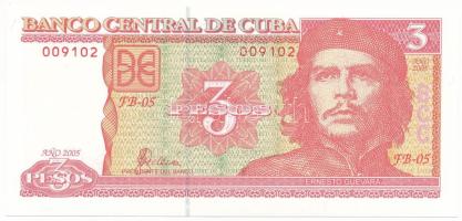 Kuba 2005. 3P "009102" T:UNC,AU
Cuba 2005. 3 Pesos "009102" C:UNC,AU