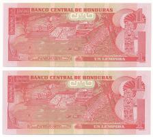 Honduras 2022. 1L (2x) sorszámkövetők "GR 4507297 - GR 4507298" T:UNC
Honduras 2022. 1 Le...