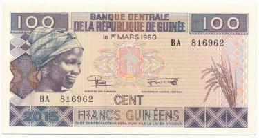 Guinea 2015. 100Fr "BA 816962" T:UNC,AU
Guinea 2015. 100 Francs "BA 816962" C:U...