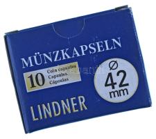 Lindner érmekapszula 42mm - 10 darabos