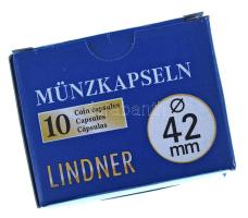 Lindner érmekapszula 42mm - 10 darabos