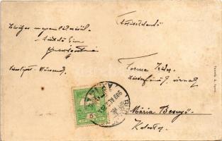 1909 Budapest I. Várkert a Turullal. Taussig A. 10652. (r)