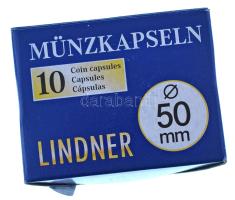 Lindner érmekapszula 50mm - 10 darabos