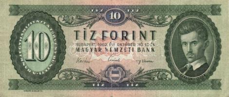 1962. 10Ft (6x) T:II-/III