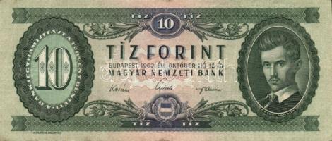 1962. 10Ft (6x) T:II-/III