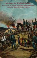 Kämpfe in Russ.-Polen / WWI Austro-Hungarian K.u.K. military art postcard, battles in Russian Poland...