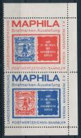1971 MAPHILA bélyegkiállítás levélzáró pár