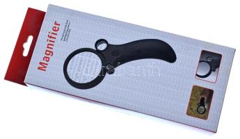 5 LED-es nagyító három különféle erősségű lencsével új állapotban!
5 LED magnifier with 3 different...