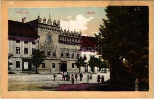 1916 Lőcse, Levoca; Csáky ház / villa, mansion (ragasztónyom / glue marks)
