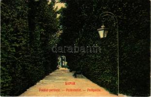 1910 Lipik, Prediel perivoja / Park részlet / park