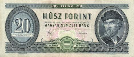 1980. 20Ft (4x) T:II,II+