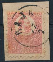 1871 Kőnyomat 5kr "BAJA"