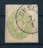 1864 3kr "DEBREC(ZEN)"