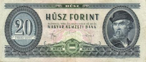 1980. 20Ft (4x) T:II,II+