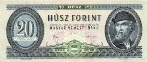 1980. 20Ft (4x) T:II,II+