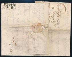 1840 Portós levél "Temesvár" - Pest