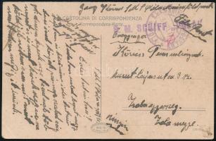 1917 Képeslap "S. M. SCHIFF POLA"