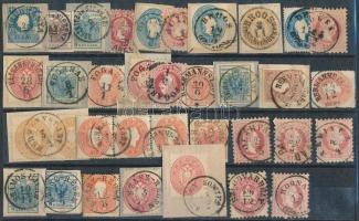 35 bélyeg 1850-1867 szép erdélyi bélyegzésekkel