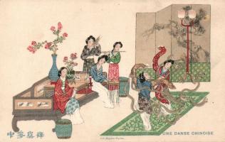 Chinese dance litho