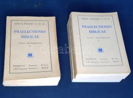 Simon, Hadrianus - Prado, Juan - Dorado, Guilelmus: Praelectiones Biblicae ad usum scholarum I-IV. (...