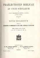 Simon, Hadrianus - Prado, Juan - Dorado, Guilelmus: Praelectiones Biblicae ad usum scholarum I-IV. (...