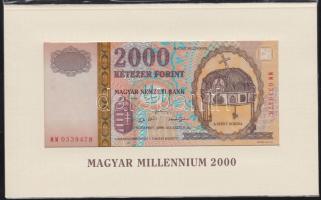 2000. 2000Ft "Millenium" T:I Eredeti bontatlan díszcsomagolásban!