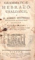 Reineccius, Christian: 
Grammaticae hebraeo-chaldaicae, a Christ. Reineccio harmonice et synoptice ...