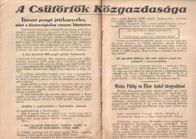 [Folyóirat] Csütörtök. Szerkeszti Lengyel István. Megjelenik minden csütörtökön. IV. évfolyam, 37. s...