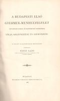 A Budapesti Első Gyermek-Menhelyegylet Istvántelki Iparos- és Kertészképző Intézetének célja, keletk...