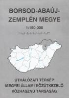 Megyei úthálózati térképek. Méretarányuk egységesen: 1:150 000. [19 térképből álló teljes közúti meg...