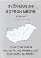 Megyei úthálózati térképek. Méretarányuk egységesen: 1:150 000. [19 térképből álló teljes közúti meg...