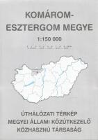 Megyei úthálózati térképek. Méretarányuk egységesen: 1:150 000. [19 térképből álló teljes közúti meg...