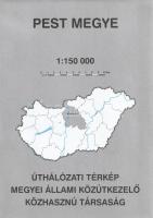 Megyei úthálózati térképek. Méretarányuk egységesen: 1:150 000. [19 térképből álló teljes közúti meg...