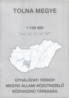 Megyei úthálózati térképek. Méretarányuk egységesen: 1:150 000. [19 térképből álló teljes közúti meg...