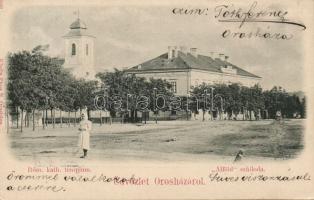 1899 Orosháza Alföld Szálloda és Katolikus templom