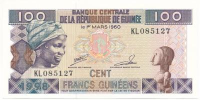 Guinea 1998. 100Fr "KL085127" T:AU
Guinea 1998. 100 Francs "KL085127" C:AU
Kra...