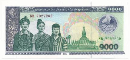 Laosz 2003. 1000K "NB 7927262" T:UNC,AU
Laos 2003. 1000 Kip "NB 7927262" C:UNC,...