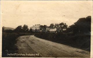 Frohsdorf (Lanzenkirchen) (Niederösterreich), Institut Sta Christiana / girls' institue. photo ...