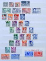 Svájc 1918-2017 Pro Juventute gyűjtemény szép minőségben, 8 lapos A4-es berakóban (Mi EUR 1.535.-)