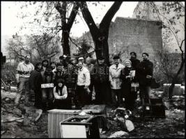 1994 A Jó éjt királyfi című film stábfotója, rendezte:Rózsa János, szereplők: Udvaros Dorottya, stb....