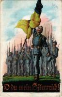 1916 O du mein Österreich! / WWI Austro-Hungarian K.u.K. military art postcard, patriotic propaganda...