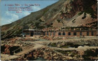 1912 Tátra, Magas-Tátra, Vysoké Tatry; Sziléziai ház a Felkai völgyben / das Schlesises Haus im Felk...