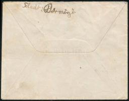 1923 Kisalakú levél Parlament 2 x 40K bérmentesítéssel, "SZÉKESFEHÉRVÁR-KOMÁROM / 80" vasú...