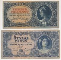 1945. 500P + 1946. 10.000MP T:F-VG
Adamo P19, P29