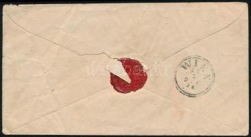 1874 5kr díjjegyes levelezőlap "ARAD SZT.MÁRTON" - "WIEN"