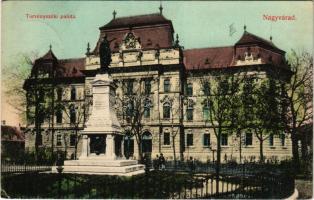 1909 Nagyvárad, Oradea; Törvényszéki palota. A képeslap feladója Ady Irén (1891?1973), Ady Endre köl...
