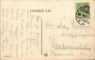 1909 Nagyvárad, Oradea; Törvényszéki palota. A képeslap feladója Ady Irén (1891?1973), Ady Endre köl...